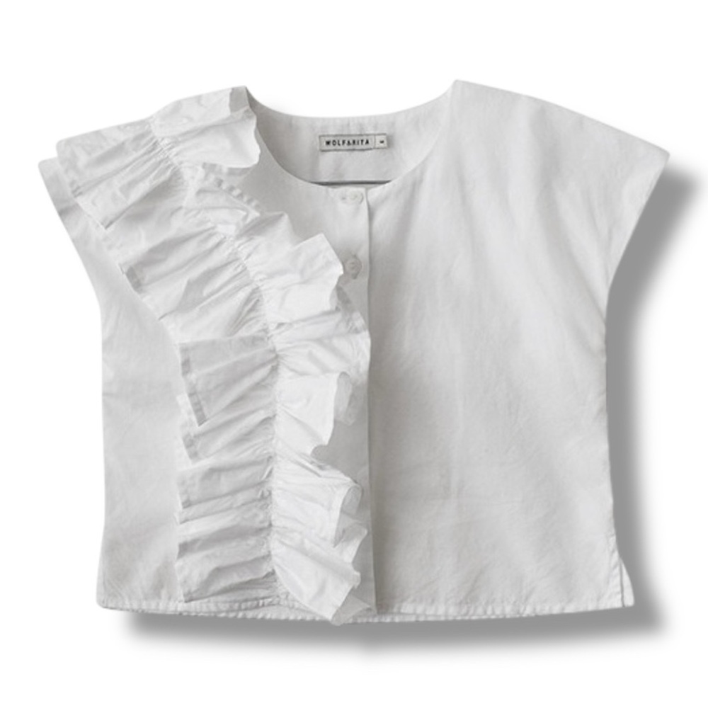 Wolf & Rita | Marisa Blouse in White (4 yrs) 🐺